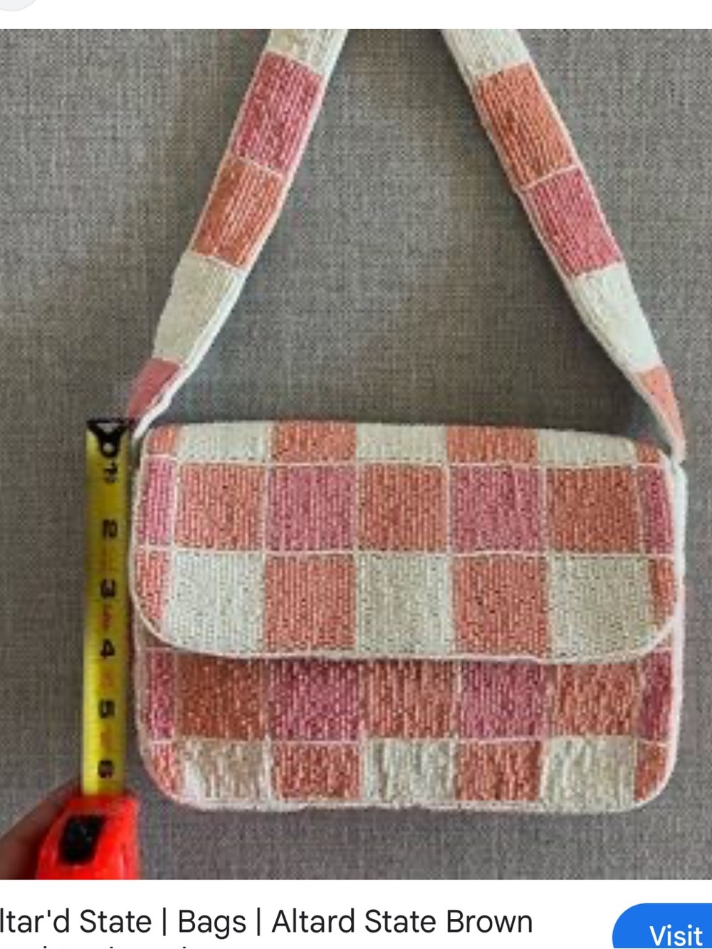 Altered state beaded bag - Picture 10 of 11